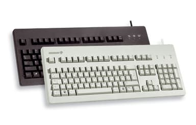 CHERRY Standard PC G80-3000 USB, PS-2 keyboard USB + PS/2 QWERTY Black view 1