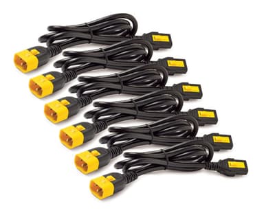 APC Power Cord Kit (6 ea), Locking, C13 to C14, 1.8m view 2
