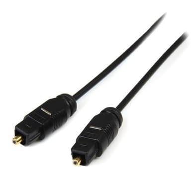 StarTech.com 15 ft Thin Toslink Digital Optical SPDIF Audio Cable view 1