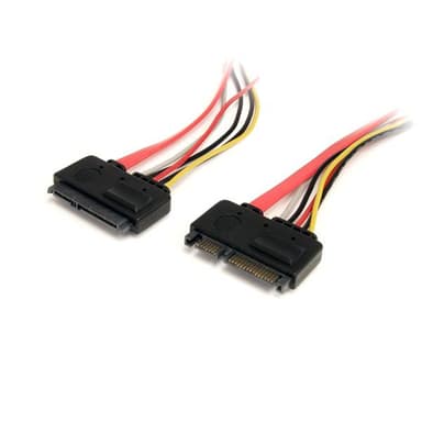 StarTech.com 12in 22 Pin SATA Power and Data Extension Cable view 1