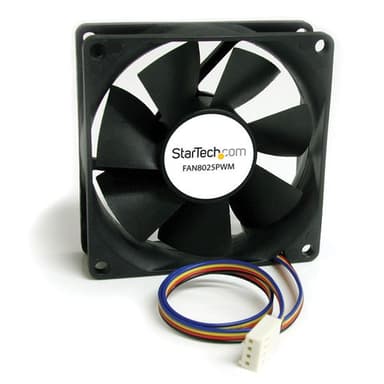StarTech.com 80x25mm Computer Case Fan with PWM – Pulse Width Modulation Connector view 1