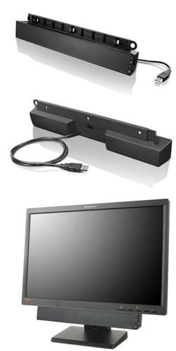 Lenovo USB Soundbar Black 2.0 channels 2.5 W view 1