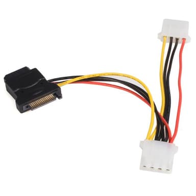 StarTech.com SATA to LP4 Power Cable Adapter with 2 Additional LP4 view 1