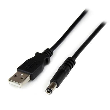 StarTech.com USB to 5.5mm Power Cable - Type N Barrel - 1m view 1