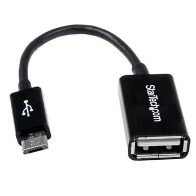 StarTech.com 5in Micro USB to USB OTG Host Adapter M/F view 1