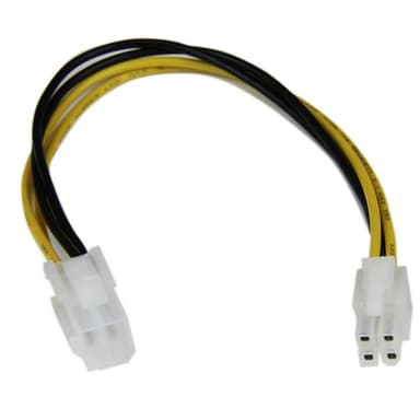 StarTech.com 8in ATX12V 4 Pin P4 CPU Power Extension Cable - M/F view 1
