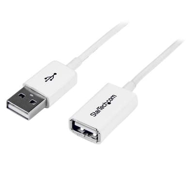 StarTech.com 3m White USB 2.0 Extension Cable A to A - M/F view 1