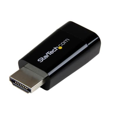 StarTech.com Compact HDMI to VGA Adapter Converter - Ideal for Chromebooks Ultrabooks & Laptops – 1920x1200/1080p view 1