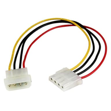 StarTech.com 12in LP4 Power Extension Cable - M/F view 1
