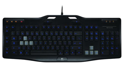 Logitech G105 keyboard Gaming USB Russian Black