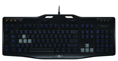 Logitech G105 keyboard Gaming USB Russian Black view 1