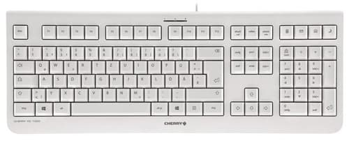 CHERRY KC 1000 keyboard Home USB Swiss Grey