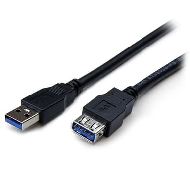 StarTech.com 2m Black SuperSpeed USB 3.0 Extension Cable A to A - M/F view 1