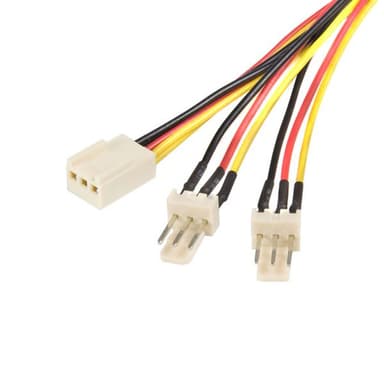 StarTech.com 12in TX3 Fan Power Splitter Cable view 1