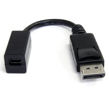 StarTech.com 6in (15cm) DisplayPort to Mini DisplayPort Cable - 4K x 2K UHD Video - DisplayPort Male to Mini DisplayPort Female Adapter Cable - DP Computer to mDP 1.2 Monitor Extension Cable view 1