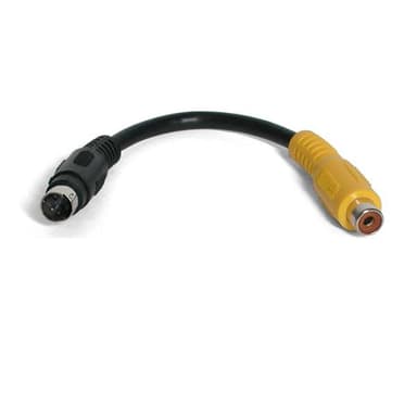 StarTech.com 6in S-Video to Composite Video Adapter Cable view 1