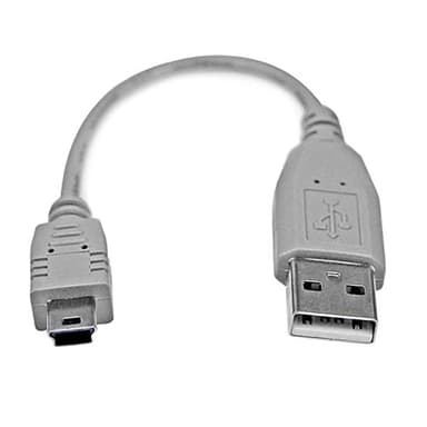 StarTech.com 6in Mini USB 2.0 Cable - A to Mini B view 1