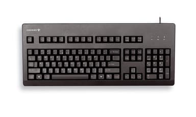 CHERRY G80-3000 BLUE SWITCH Keyboard, Corded, Black, USB/PS2 (QWERTY - UK) view 1