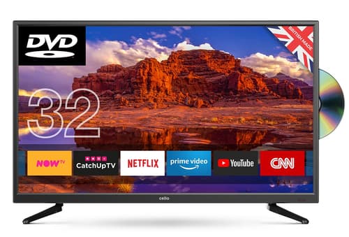Cello C32SFSD TV 81.3 cm (32") HD Smart TV Wi-Fi Black 200 cd/m²