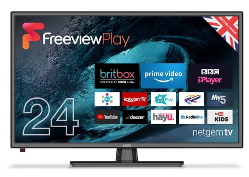 Cello C24FVP TV 61 cm (24") HD Smart TV Black 180 cd/m²