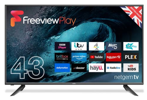 Cello C43FVP TV 109.2 cm (43") Full HD Smart TV Black 220 cd/m²