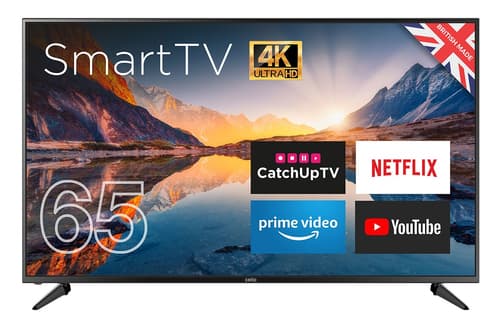Cello C65RTS4K TV 165.1 cm (65") 4K Ultra HD Smart TV Wi-Fi Black 200 cd/m²