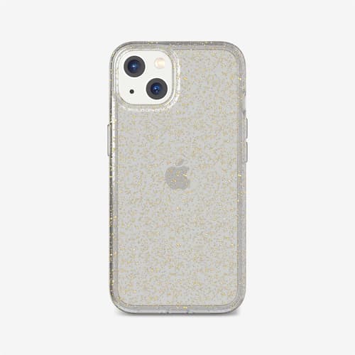 Tech21 Evo Sparkle mobile phone case 15.5 cm (6.1") Cover Gold, Transparent