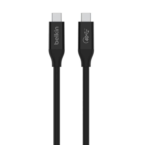 Belkin INZ001bt0.8MBK USB cable USB4 Gen 3x2 0.8 m USB C 40 Gbit/s 100 W Black