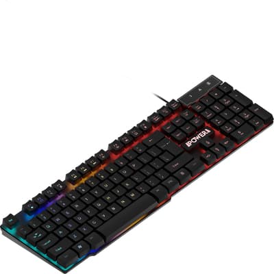 Juice PWR-GAM-KEYBRD-OCELOT keyboard Gaming USB QWERTY English Black