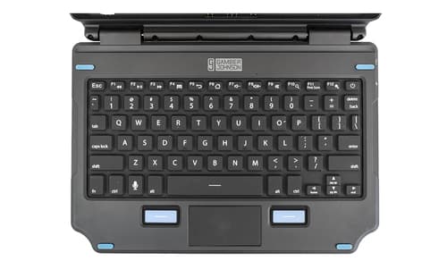 Gamber-Johnson 7160-1869-02 mobile device keyboard QWERTZ German Pogo Pin Black