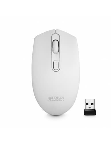 Urban Factory FREE COLOR: WIRELESS 2.4 GHZ MOUSE - 1200 DPI - WHITE