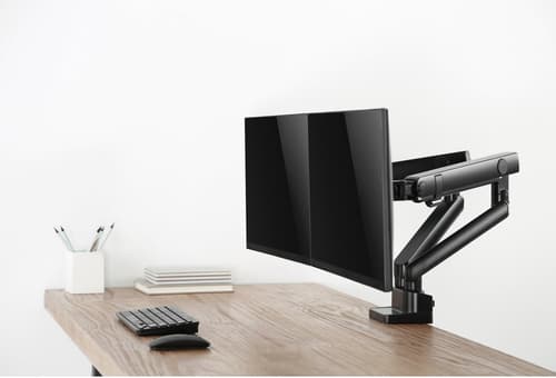 Urban Factory FLEXEE DUAL: Spring Dual Monitor Arm - Black