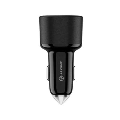 ALOGIC CRCA100C1 mobile device charger Laptop, Smartphone, Smartwatch Black Cigar lighter Fast charging Auto