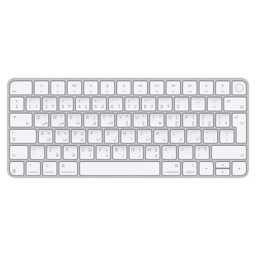 Apple Magic Keyboard with Touch ID for Mac models with silicon (USB–C) - Arabic