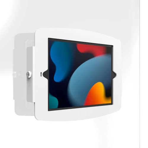 Compulocks iPad mini 8.3" Space Enclosure Glass Mount White