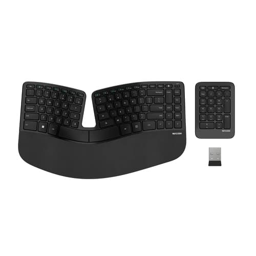 Incase Designed by Microsoft Sculpt Ergonomic keyboard Office RF Wireless QWERTY German Black