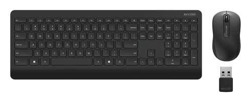 Incase Designed by Microsoft Wireless Desktop 900 keyboard Mouse included Universal RF Wireless QWERTY Italian Black