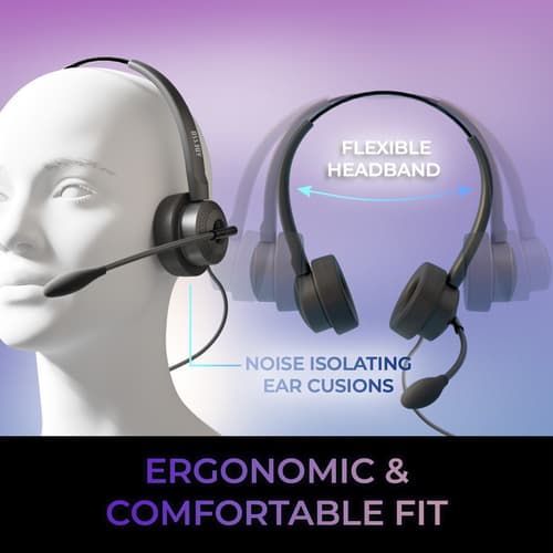 Adesso Xtream P7 Headset Wired Head-band Calls/Music USB Type-A Black