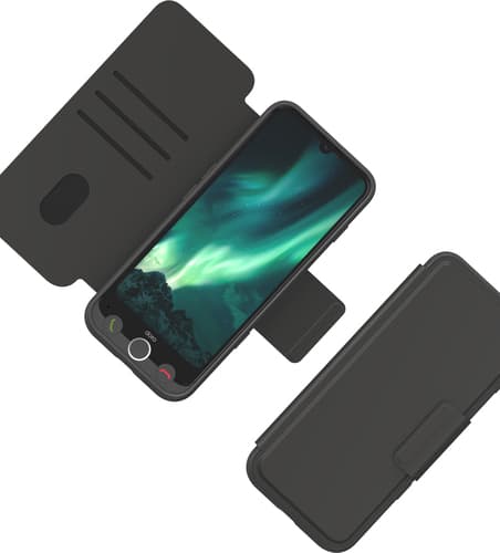Doro Aurora A31 wallet case graphite