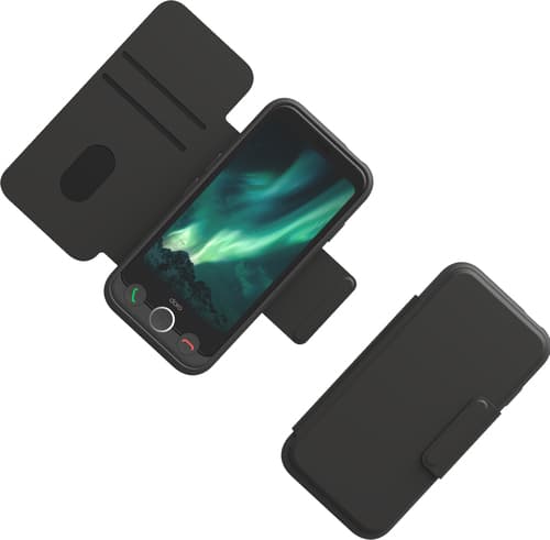 Doro Aurora A11 wallet case graphite
