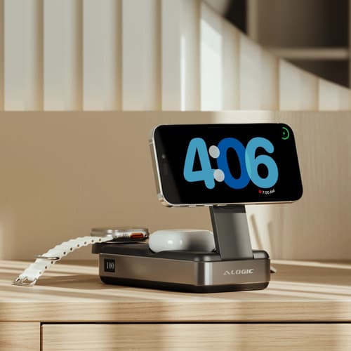 ALOGIC Roam 21,000mAh 6-in-1 Power Bank with Qi2 Fast Wireless and 100W USB-C Laptop Charging