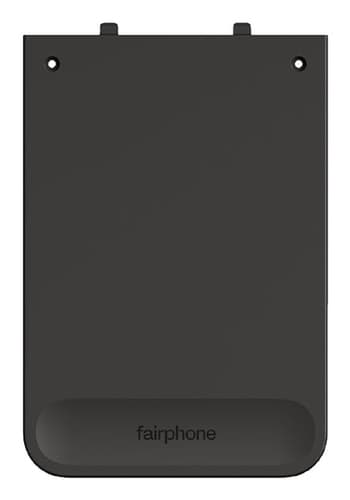 Fairphone F6COVL-1ZW-WW1 mobile phone spare part Back housing cover Black