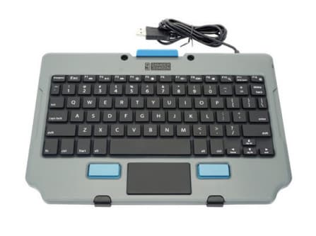 Getac 590GBL000610 mobile device keyboard French USB Grey