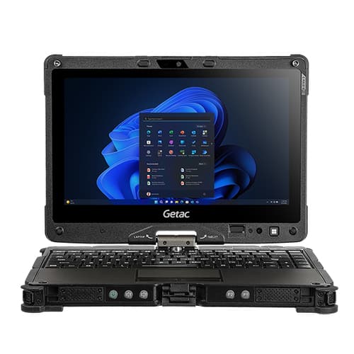Getac V110 G7 Intel® Core™ i7 i7-1255U Hybrid (2-in-1) 29.5 cm (11.6") Touchscreen Full HD 64 GB DDR4-SDRAM 2 TB SSD Wi-Fi 6E (802.11ax) Windows 11 Pro Black Spanish