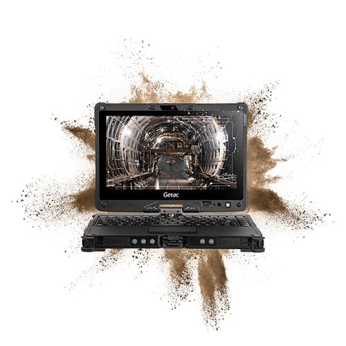Getac V110 G7 Intel® Core™ i7 i7-1255U Hybrid (2-in-1) 29.5 cm (11.6") Touchscreen Full HD 64 GB DDR4-SDRAM 2 TB SSD Wi-Fi 6E (802.11ax) Windows 11 Pro Black Spanish