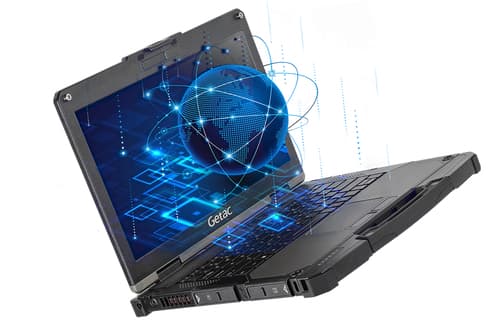 Getac B360 G3 Intel Core Ultra 5 225H Laptop 33.8 cm (13.3") Touchscreen Full HD 16 GB DDR5-SDRAM 512 GB SSD Wi-Fi 7 (802.11be) Windows 11 Pro Black QWERTY US English