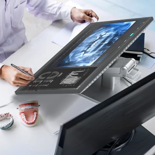 ALOGIC Clarity Fold Touch computer monitor 68.6 cm (27") 3840 x 2160 pixels 4K Ultra HD Touchscreen Black, Silver