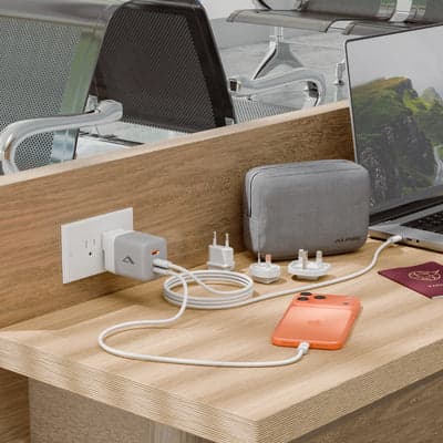ALOGIC WCM3X100G mobile device charger Smartphone, Tablet White AC Indoor