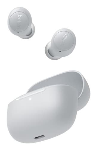 Belkin SoundForm Dot Headset Wireless In-ear Calls/Music USB Type-C Bluetooth Grey