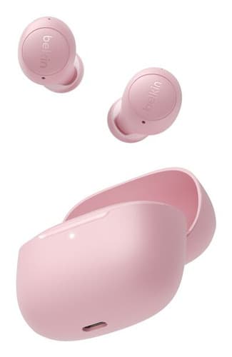 Belkin SoundForm Dot Headset Wireless In-ear Calls/Music USB Type-C Bluetooth Pink